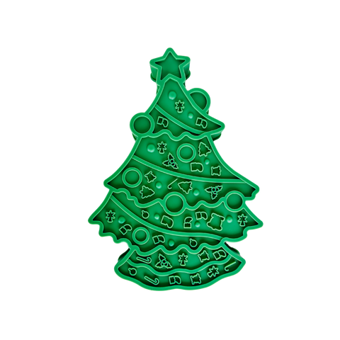 Barks and Brownies - Christmas Tree Slow Feeder - (Red or Green)