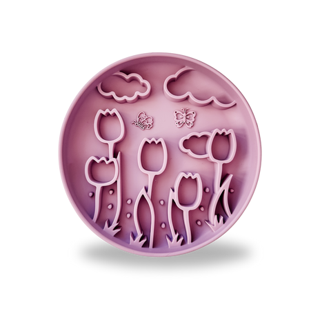 Barks and Brownies - Tulip Slow Feeder Plum