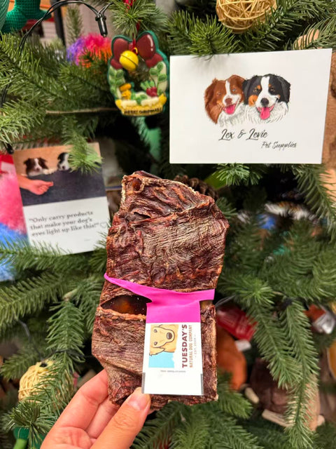 Tuesday's 5" Collagen Chip Wrapped in Gullet (Bulk)