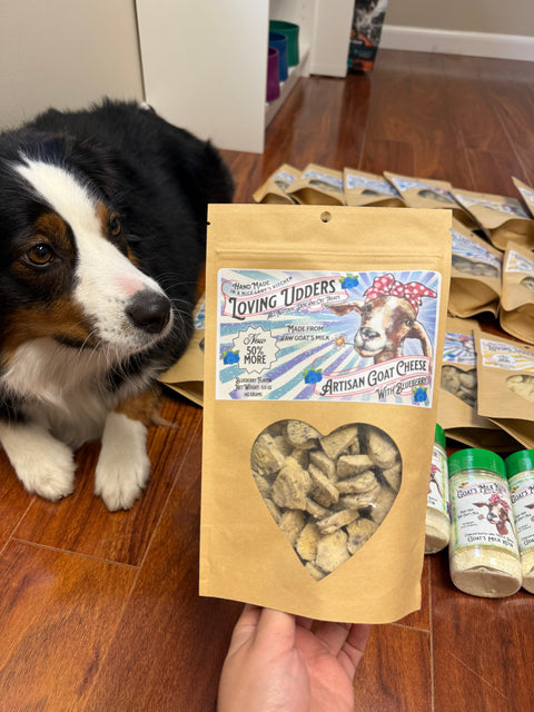 Loving Udders 100% Pure Goat Cheese Dog & Cat Treats