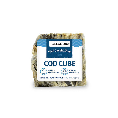 Icelandic+ - Cod Skin Large Cube Dog Treat