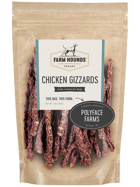 Farm Hounds - Chicken Gizzard Treats - All-Natural - 4oz