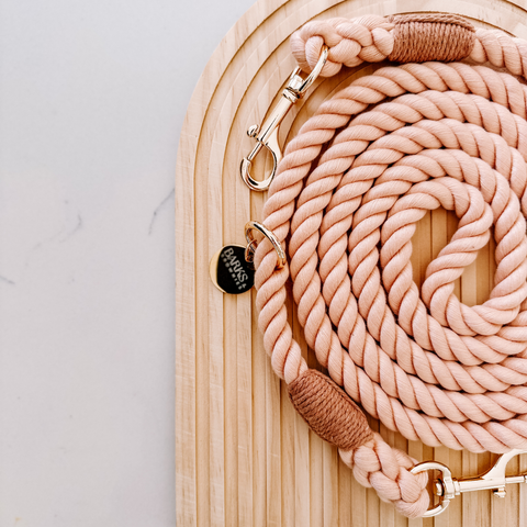 Barks and Brownies - Hands-Free Leash Peach