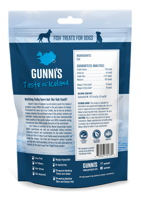 Gunni's Pet - 3 PACK COD CHEWY STICKS