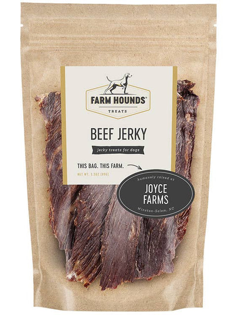 Farm Hounds - Beef Jerky Dog Treats - All-Natural - 3.5oz