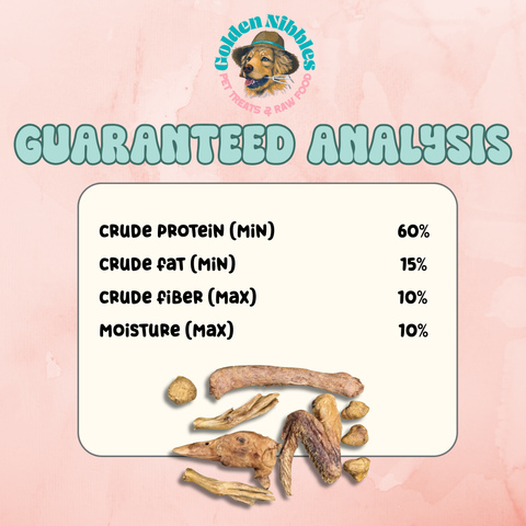 Golden Nibbles - Duck Dynasty - Variety Bag Freeze-Dried Treat/Chews for Dogs