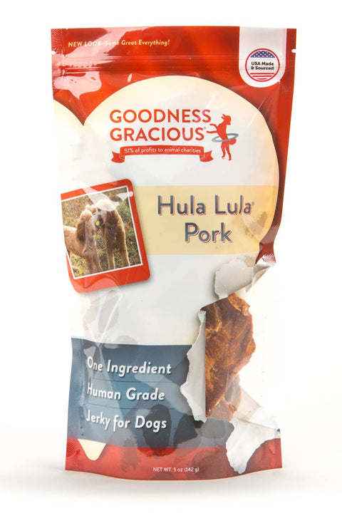 Goodness Gracious - Hula Lula Pork (Human Grade, 1 Ingredient Jerky) - 5oz
