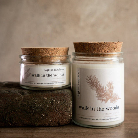 Dogkind Candle Co - Walk in the woods - hinoki + rain