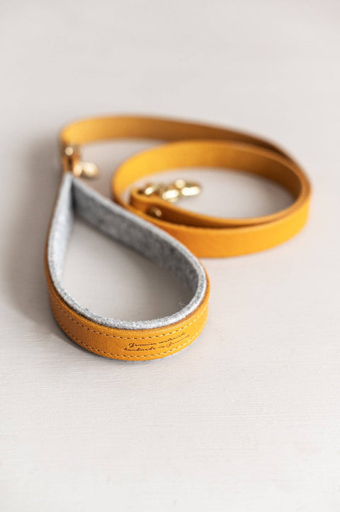 BAND&ROLL - SHORT LEATHER LEASH. HITCH