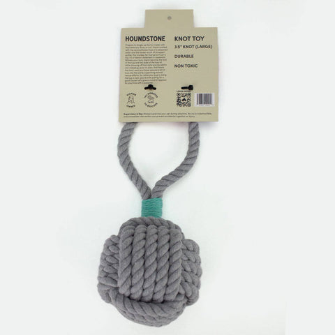 ADC Houndstone & Co. - Houndstone Large Rope Dog Toy - Grey
