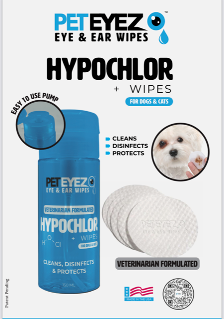 Pet Eyez - PetEyez Eye and Ear Wipes with Hypochlor