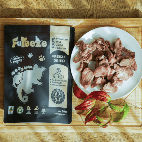 Fureeze - 70g Freeze Dried Diced Possum By Fureeze™