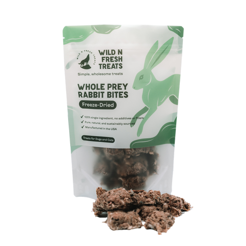 Wild n Fresh Treats - Freeze-Dried Whole Prey Rabbit Bites