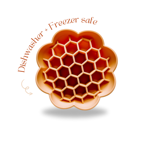 Barks and Brownies - Daisy Slow Feeder Yellow