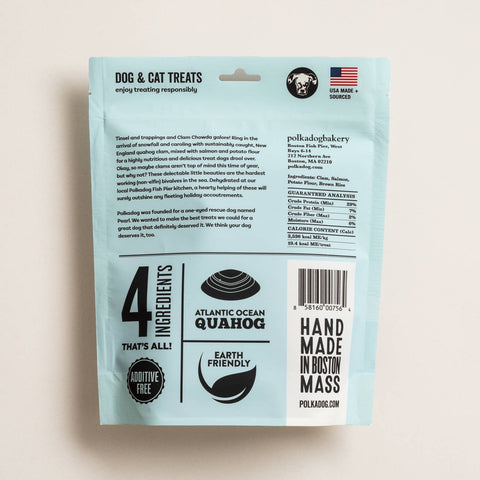 Polkadog - Holiday Pouch: Tinsel & Flock (Clam) - 5oz