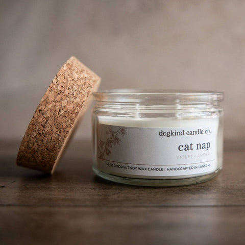 Dogkind Candle Co - Cat nap - violet + amber