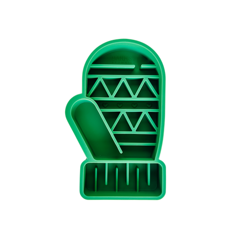 Barks and Brownies - Christmas Slow Feeder Mitten (Red or Green)