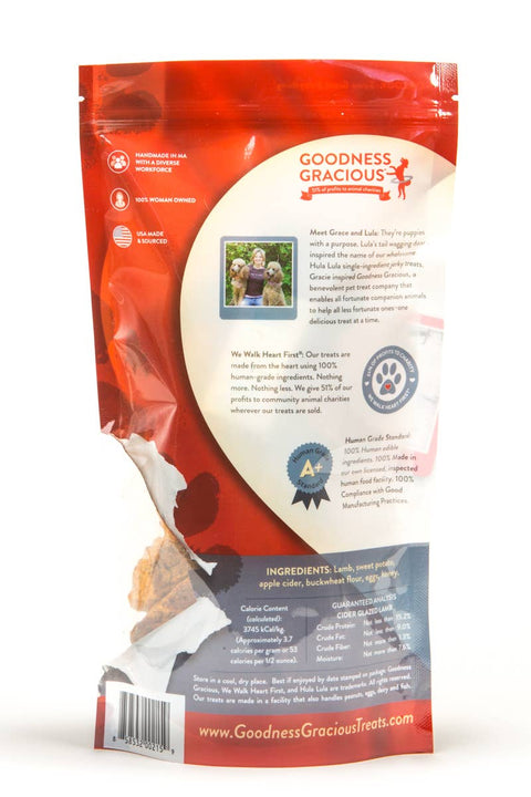 Goodness Gracious - Cider Glazed Lamb Cookies (Human Grade, Grain Free) - 8oz