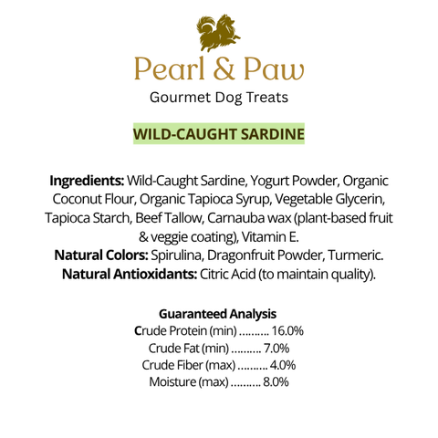 Pearl and Paw - Meat-Filled, Soft Gourmet Dog Treat Dye-Free (Shelf-Stable)