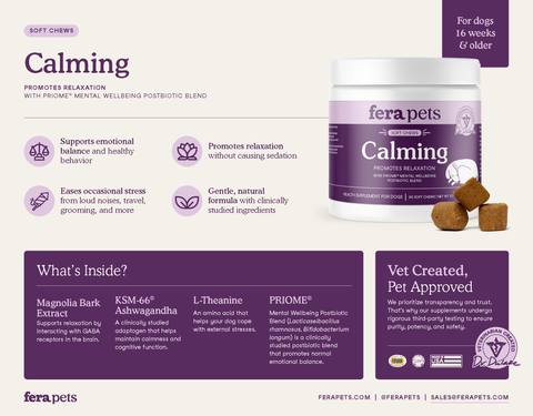 Fera Pets - Calming Soft Chews for Dogs - 30ct