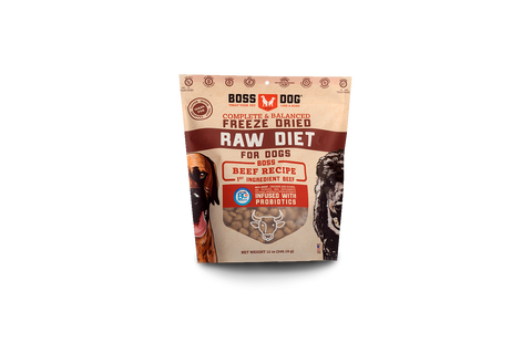 BOSS DOG BRAND, INC. - Boss Dog Freeze Drie Diet - Beef (12oz)