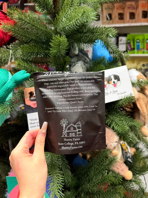 Shanny Farms Freeze-Dried Whole Quail Chicks for Pets