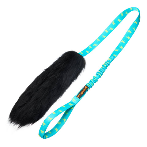 Tug-E-Nuff - Sheepskin Bungee Chaser | Interactive Dog Toys | Tug-E-Nuff