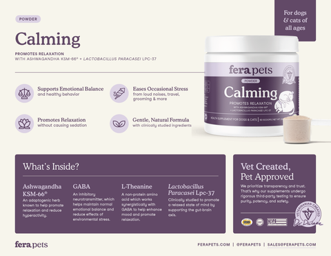 Fera Pets - Calming Support for Dogs and Cats