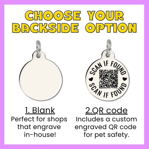 Bad Tags - Enamel Dog ID Tag with Personalized QR Code - Mama's Boy