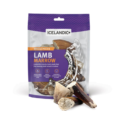 Icelandic+ - Lamb Marrow Whole Pieces Dog Treats: Default Title