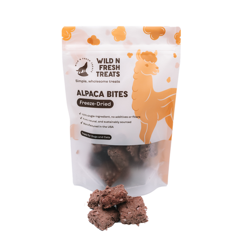 Wild n Fresh Treats - Freeze-Dried Alpaca Bites