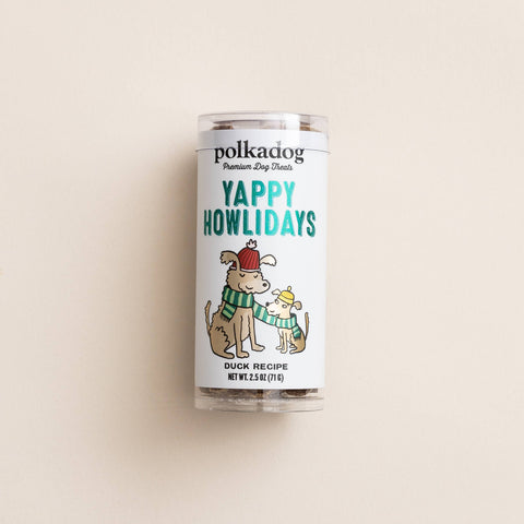 Polkadog - Holiday Mini Tube: Yappy Howlidays - Dog Treats