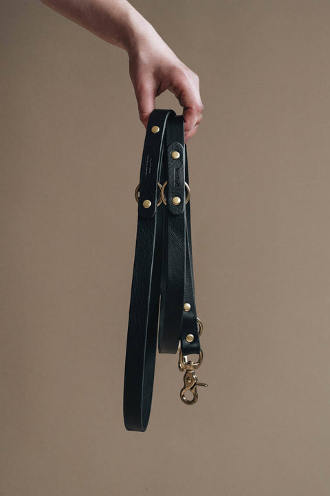 BAND&ROLL - Crossbody Dog Leather Leash. Lasso