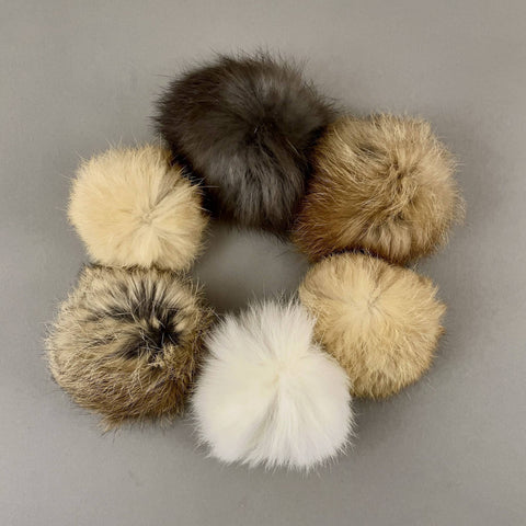 Pawsome Pet Toys - Handmade Rabbit Fur Cat Toy, Fur ball for cats