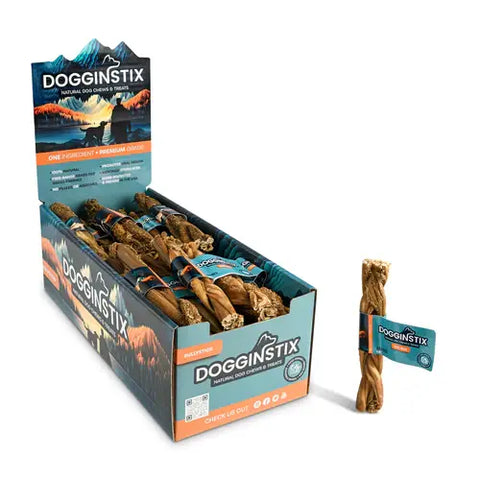 Dogginstix - 6" Braided Beef Tripe Sticks