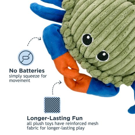 Tall Tails - Animated Crab Dog Toy