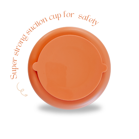 Barks and Brownies - Cactus Silicone Slow Feeder Bowl - Fun, Non-Slip | Tangerine