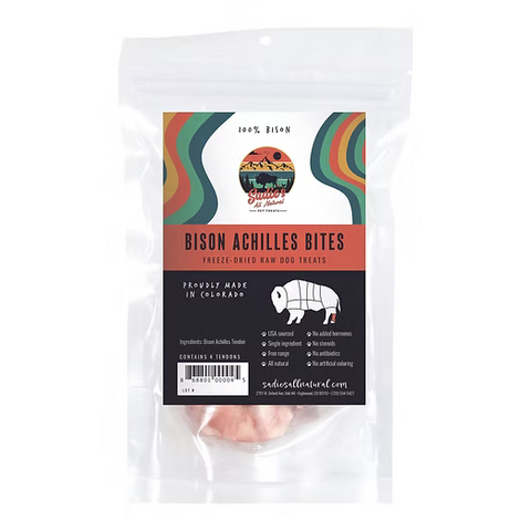 Sadie's All Natural Beef/Bison Achilles Bites