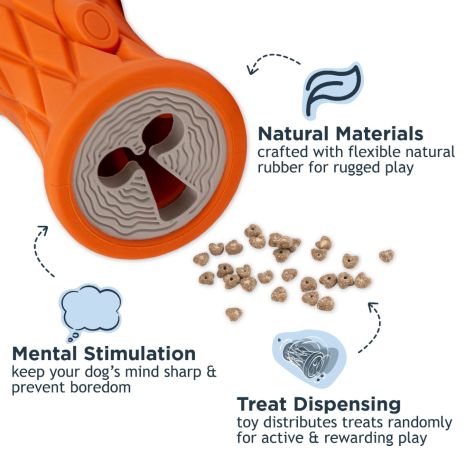 Tall Tails -  Natural Rubber Tree Trunk Toy