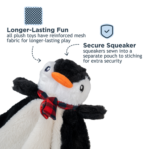 Tall Tails - Tall Tails Penguin Comfort Blanket Dog Toy
