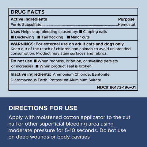 Chew + Heal - Chew + Heal Styptic Powder for Dogs, Cats and Birds