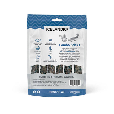Icelandic+ - Cod & Blueberry Combo Sticks For Dogs
