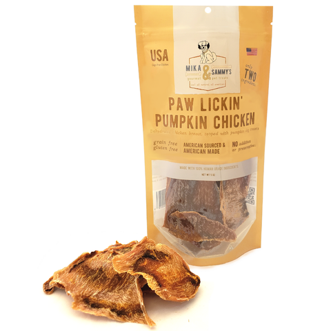 Mika and Sammy's Gourmet Pet Treats - Paw Lickin' Pumpkin Chicken