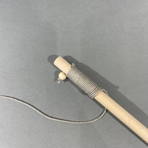 Pawsome Pet Toys - Rabbit fur strips cat teaser toy, wand toy