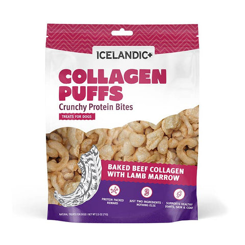 Icelandic+ - Beef Collagen Puffs with Marrow Treats for Dogs - 2.5oz