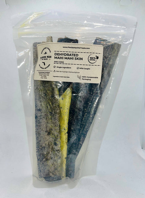 Florida Man Pet Treats - Dehydrated Mahi Mahi Dog Chew