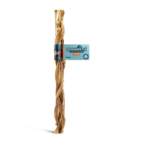 Dogginstix - 12" Braided Beef Tripe Sticks