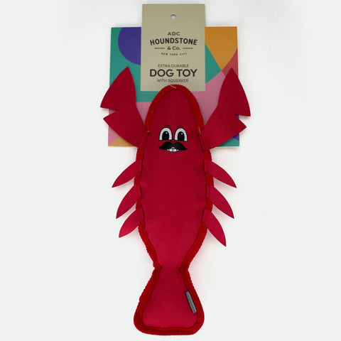 ADC Houndstone & Co. - Houndstone Lobster Dog Toy with Squeaker