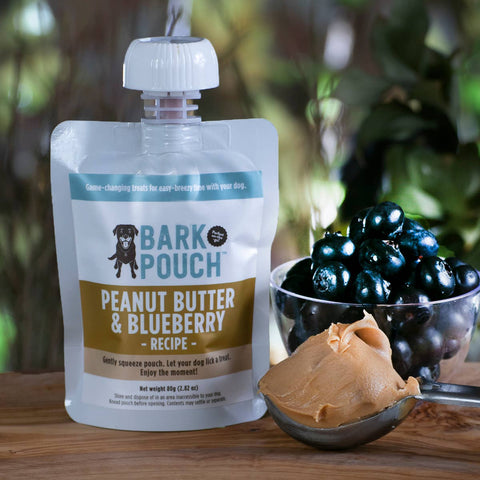 Bark Pouch, Inc - Peanut Butter & Blueberry Recipe Dog Treats