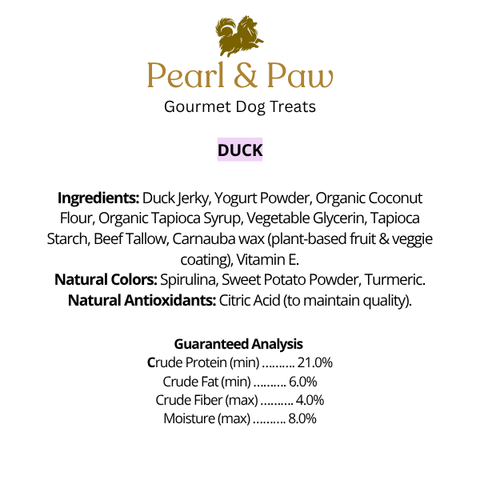 Pearl and Paw - Meat-Filled, Soft Gourmet Dog Treat Dye-Free (Shelf-Stable)